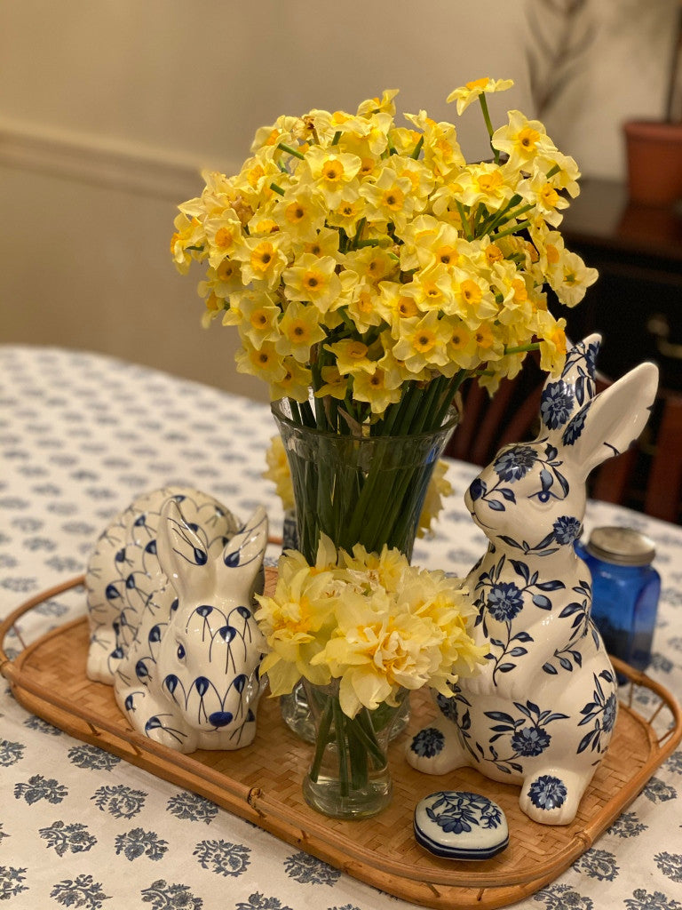 Golden Dawn as cut flowers in an Easter bouquet